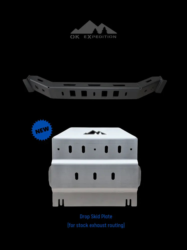 '16-'23 TACOMA T-Case Skid Plate Kit OK EXPEDITION