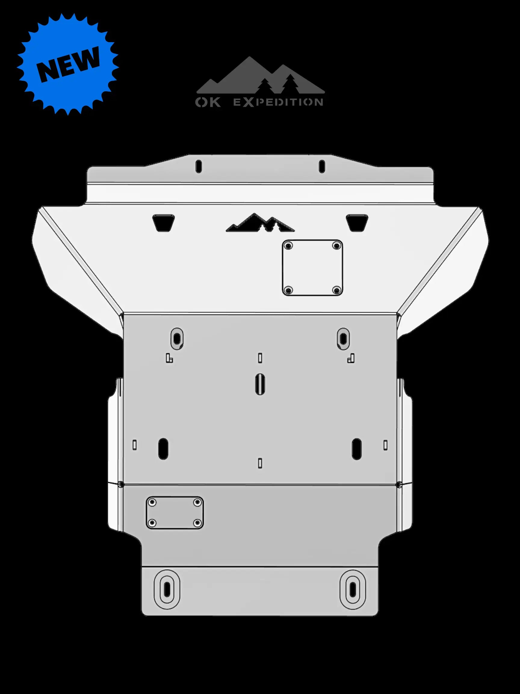 22+ Toyota Tundra Engine Skid Plate OK EXPEDITION