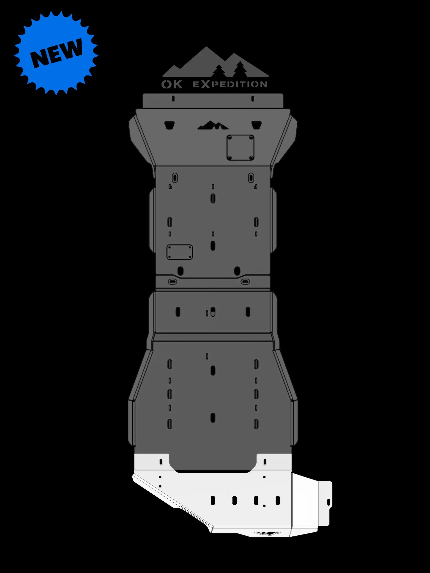'24+ TACOMA Transfer Case Skid Plate *Hybrid OK EXPEDITION
