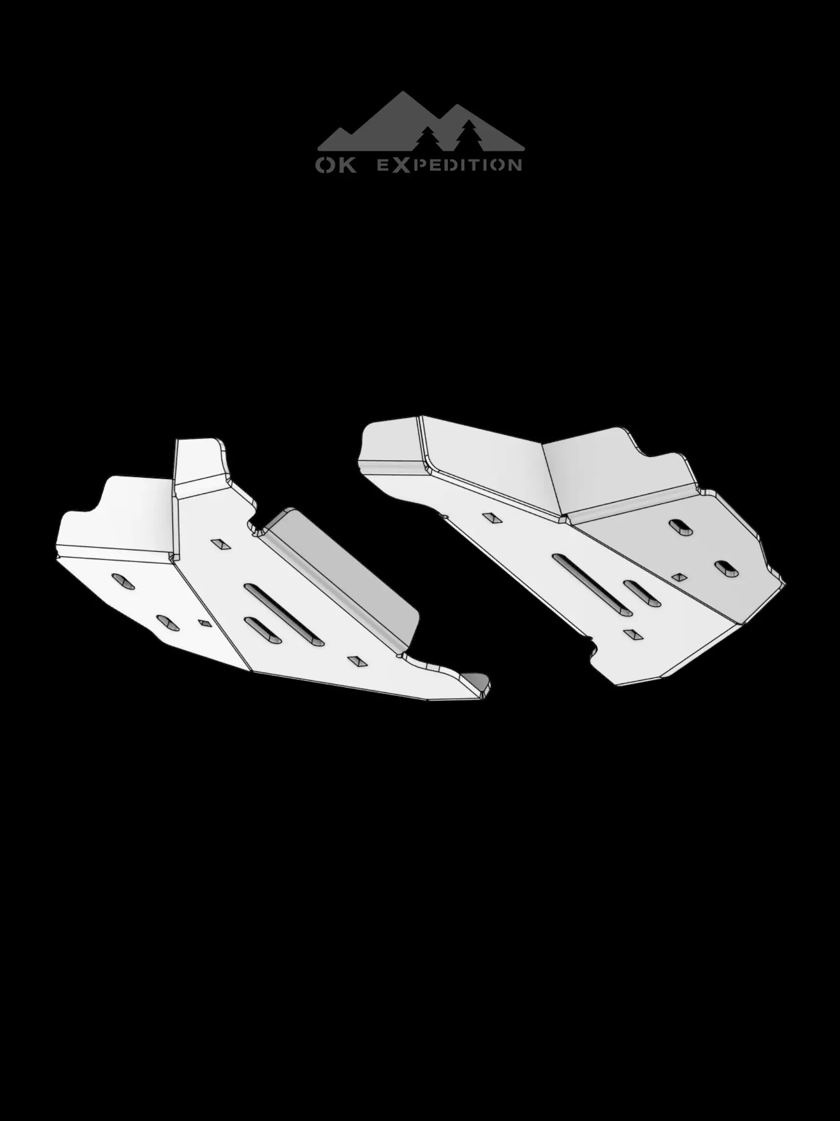 '25+ 4RUNNER LCA Skid Plates OK EXPEDITION